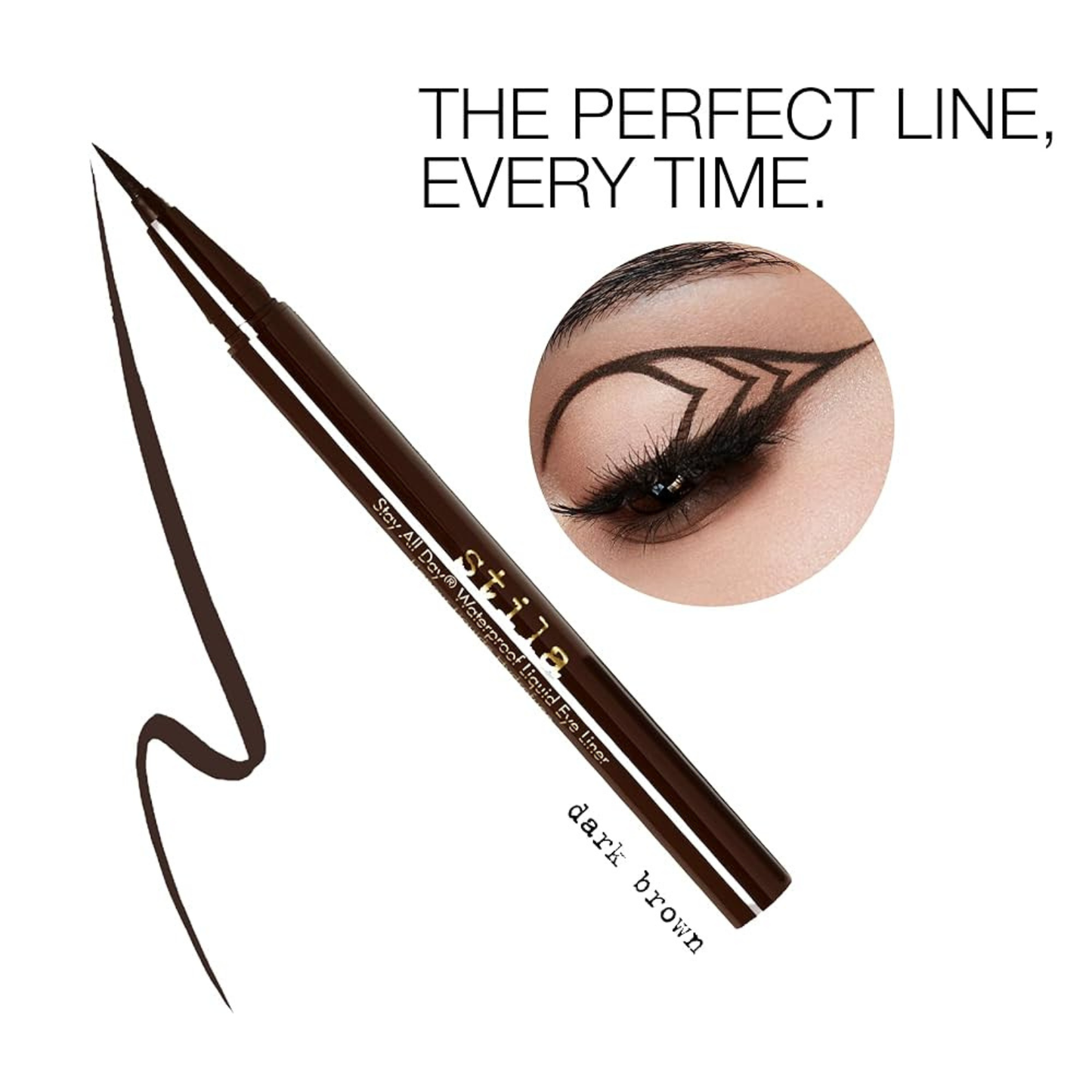 STILA Stay All Day WP Liquid Eyeliner - Dark Brown