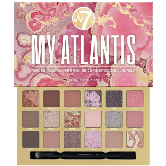 W7 My Atlantis Pressed Pigment Eyeshadow Palette