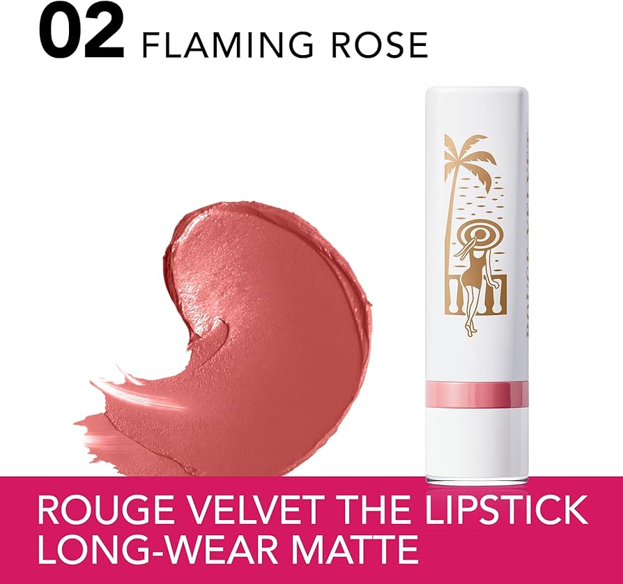 BOURJOIS Rouge Velvet French Riviera - 02 Flaming Rose