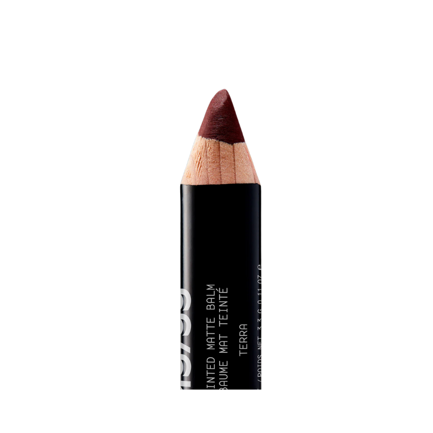 19/99 Tinted Matte Balm Crayon & Sharpener Lips, Eyes, Cheeks - Terra (Plum)