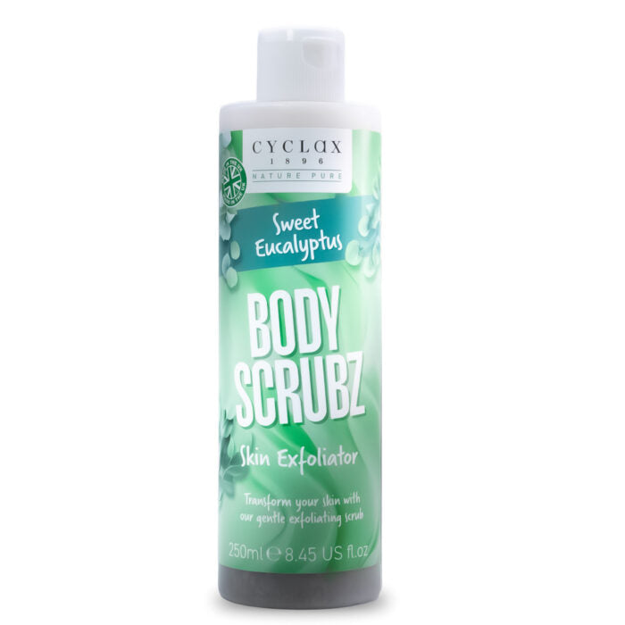 CYCLAX Body Scrubz Skin Exfoliator 250ml - Sweet Eucalyptus