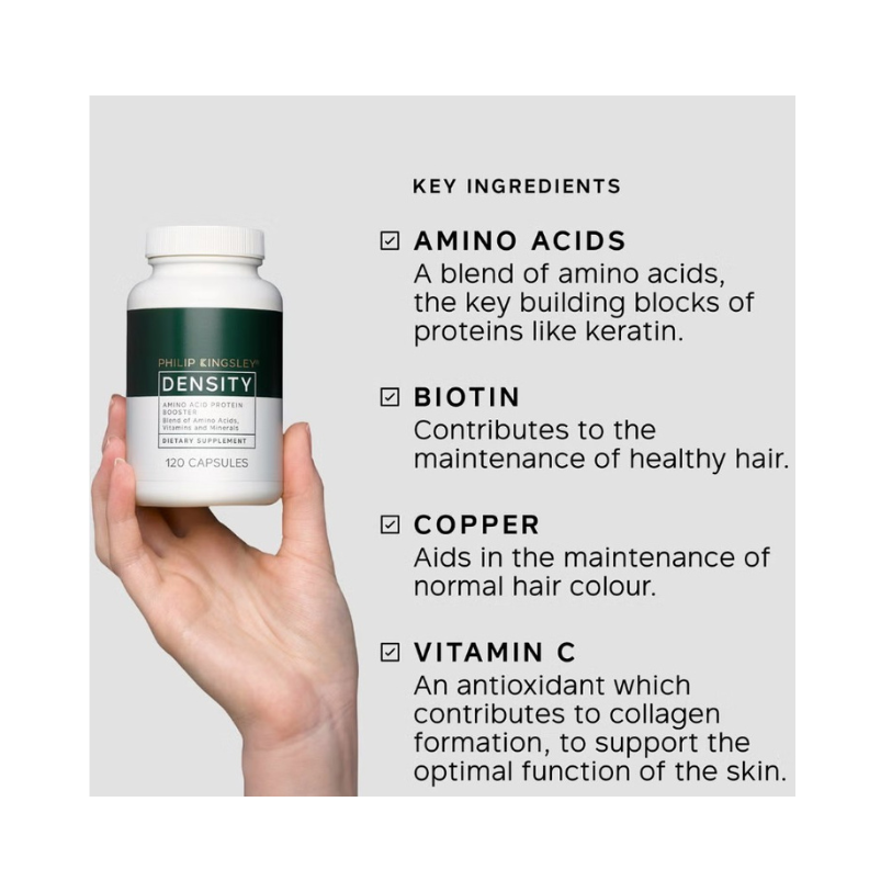 Philip Kingsley Density Amino Acid Protein Booster Supplement 120 Capsules