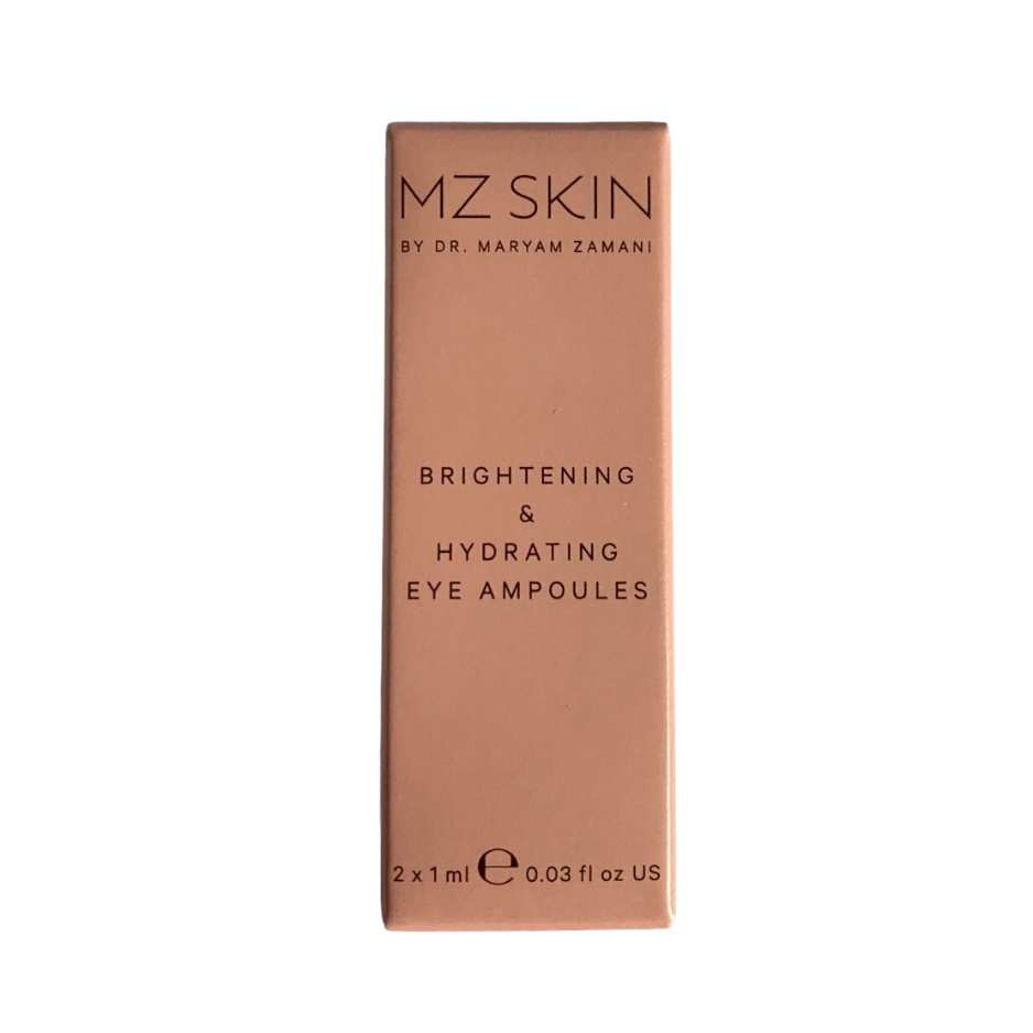 MZ Skin Brightening & hydrating eye ampoules 2 x 1ml NEW