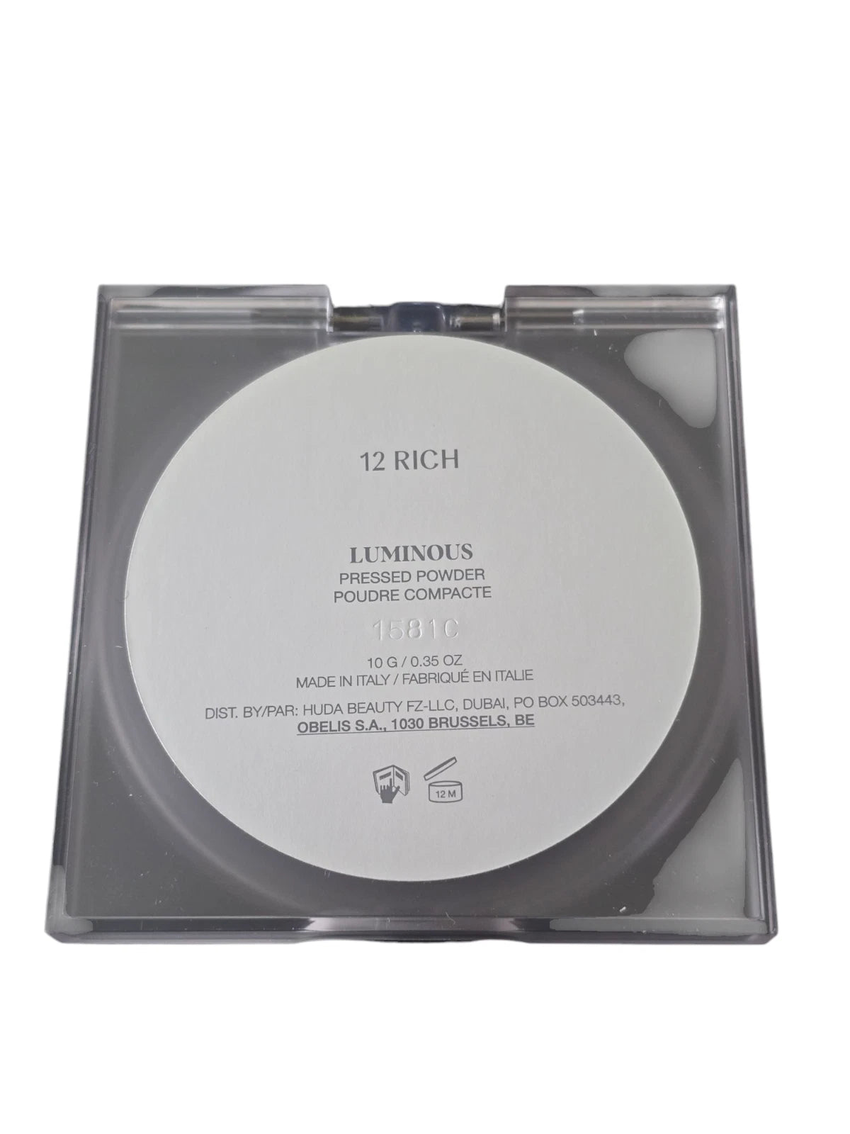 HUDA BEAUTY GloWish Luminous Pressed Powder Compact 10g - 12 Rich