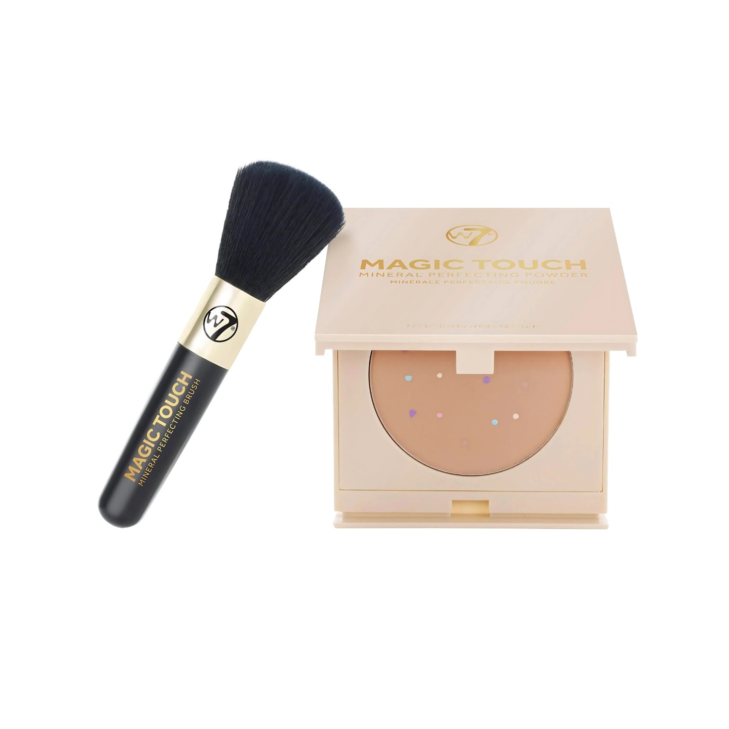W7 Magic Touch Mineral Face Powder 10g + Face Brush