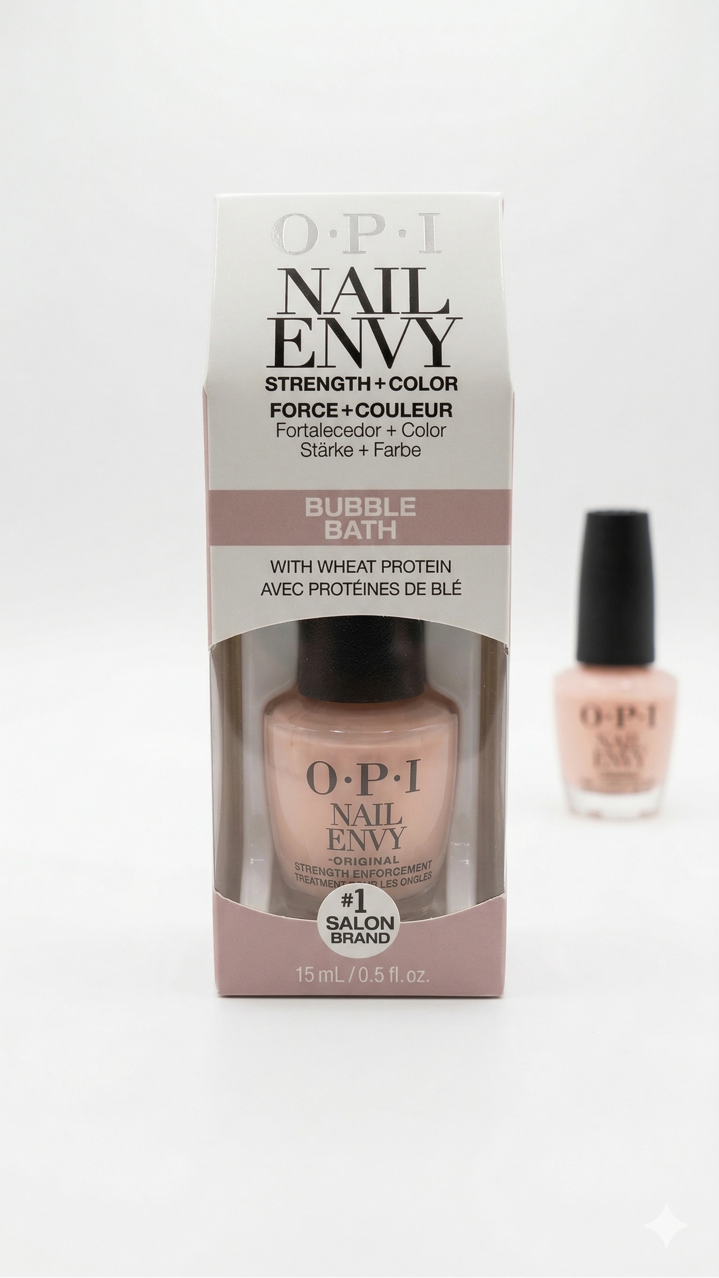 OPI Nail Envy Strength + Color - Bubble Bath (15ml / 0.5 fl oz)