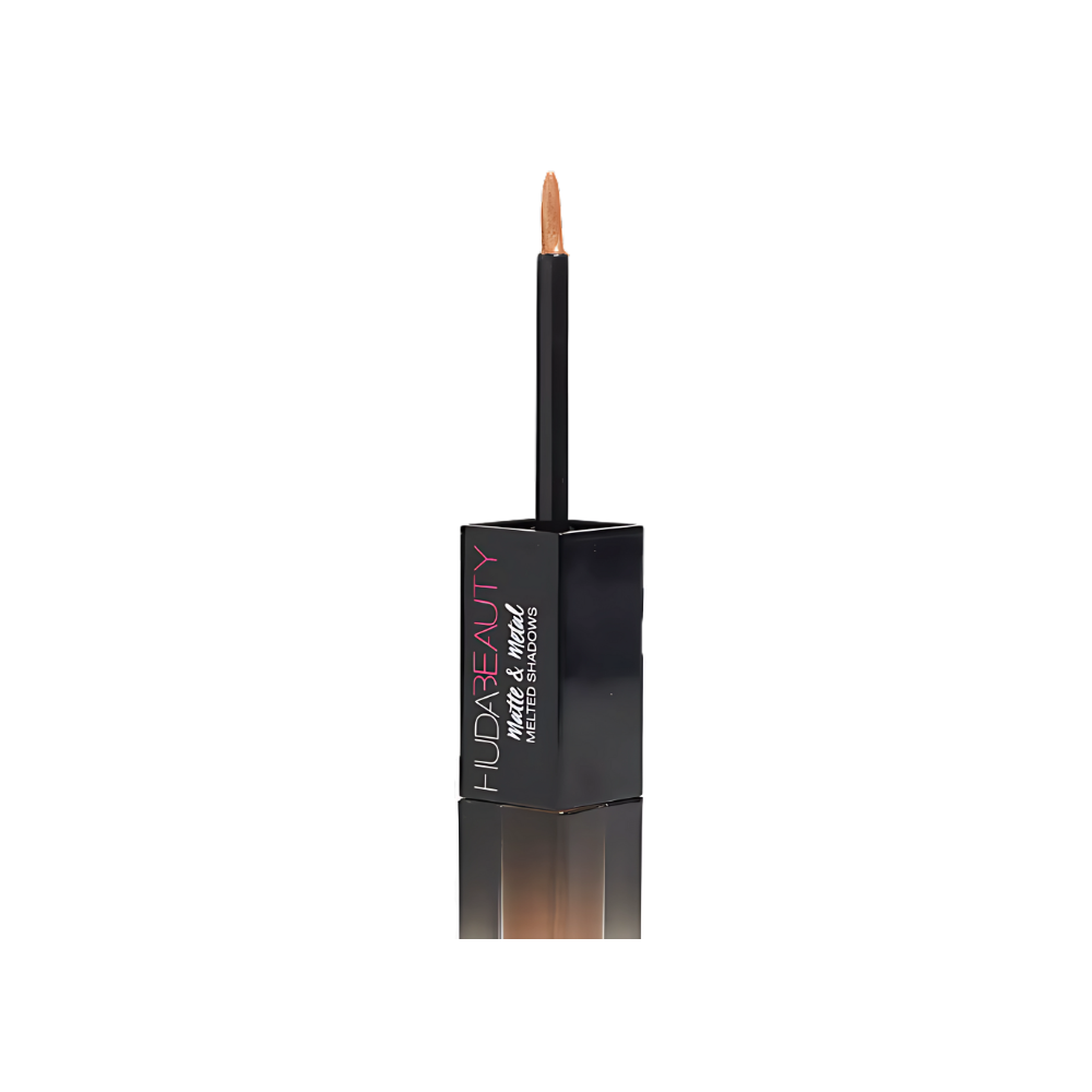 Huda Beauty Matte & Metal Melted Shadows Duo - Double Plump Latte & Drop Top