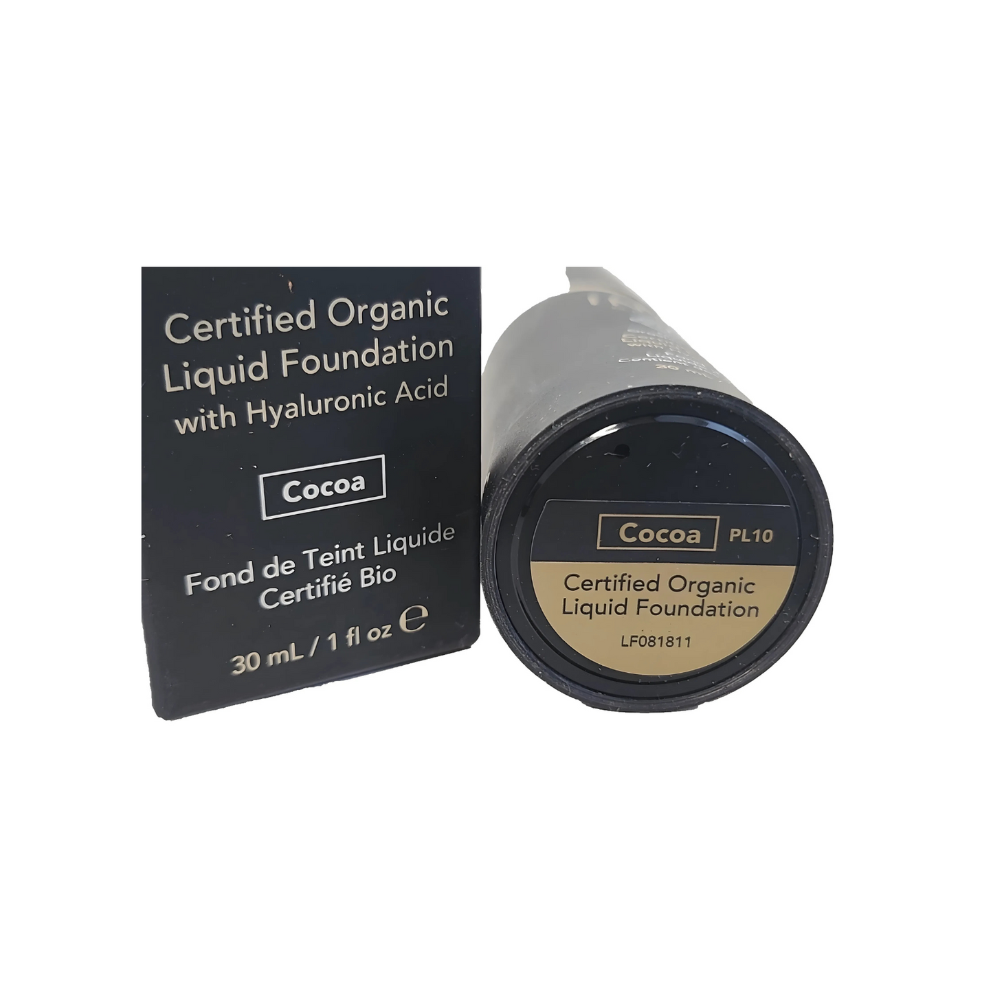 Inika Organic Liquid Foundation Cocoa 30ml Vegan Halal