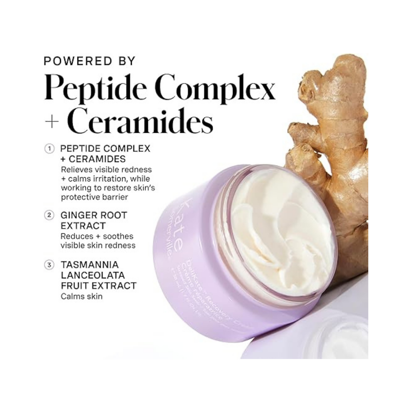 Kate Somerville DeliKate Recovery Cream, Extra-Nourishing Formula, 15ml
