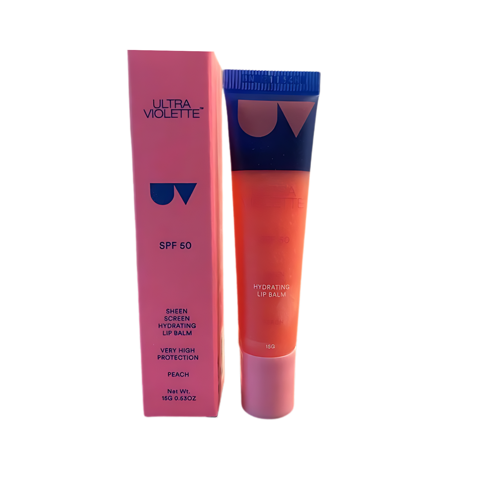 Ultra Violette Sheen Screen Hydrating Lip Balm SPF 50 Peach