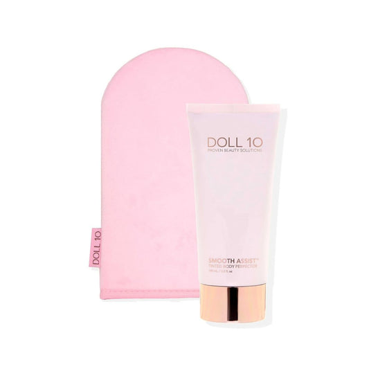 DOLL 10 Smooth Assist Tinted Body Perfector 100ml + Application Mitt