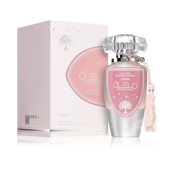 LATTAFA Mohra Silky Rose by Lattafa EAU DE PARFUM SPRAY 3.4 OZ for WOMEN