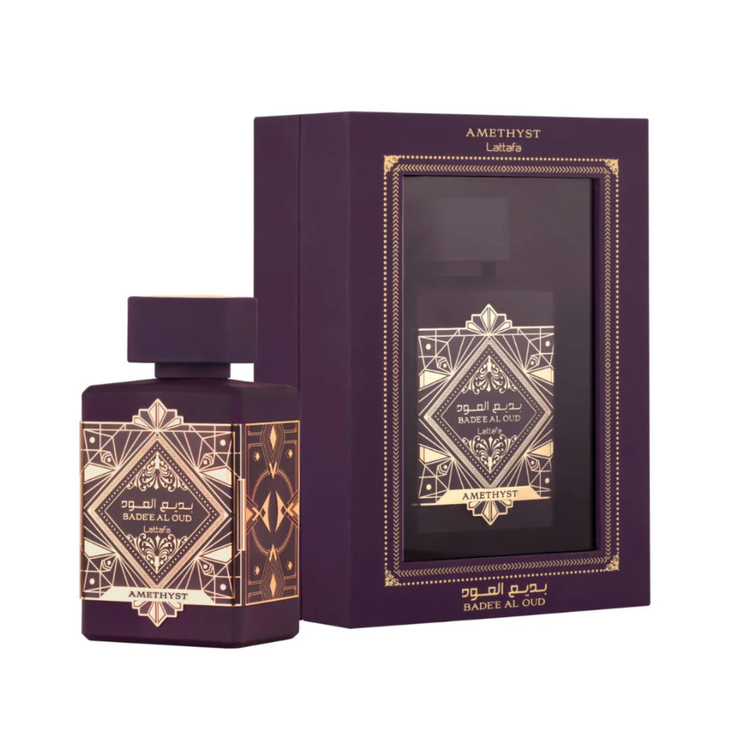 LATTAFA Badee Al Oud Amethyst EAU DE PARFUM SPRAY 3.4 OZ for UNISEX