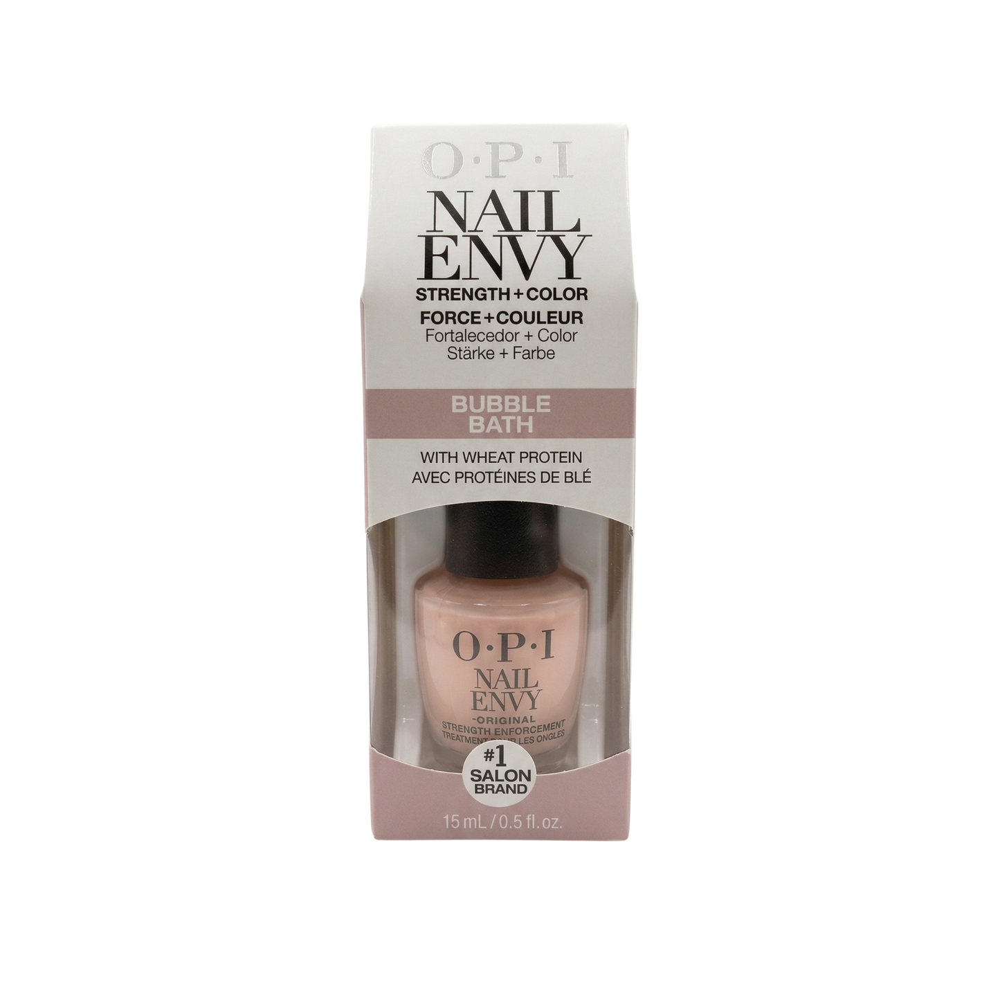 OPI Nail Envy Strength + Color - Bubble Bath (15ml / 0.5 fl oz)