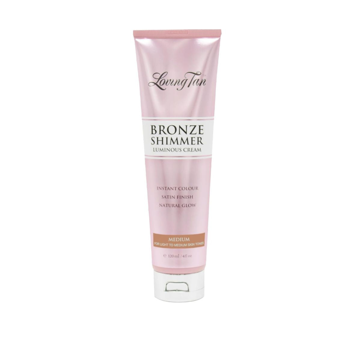 Loving TAN Bronze Shimmer Luminous Cream 120ml - Medium