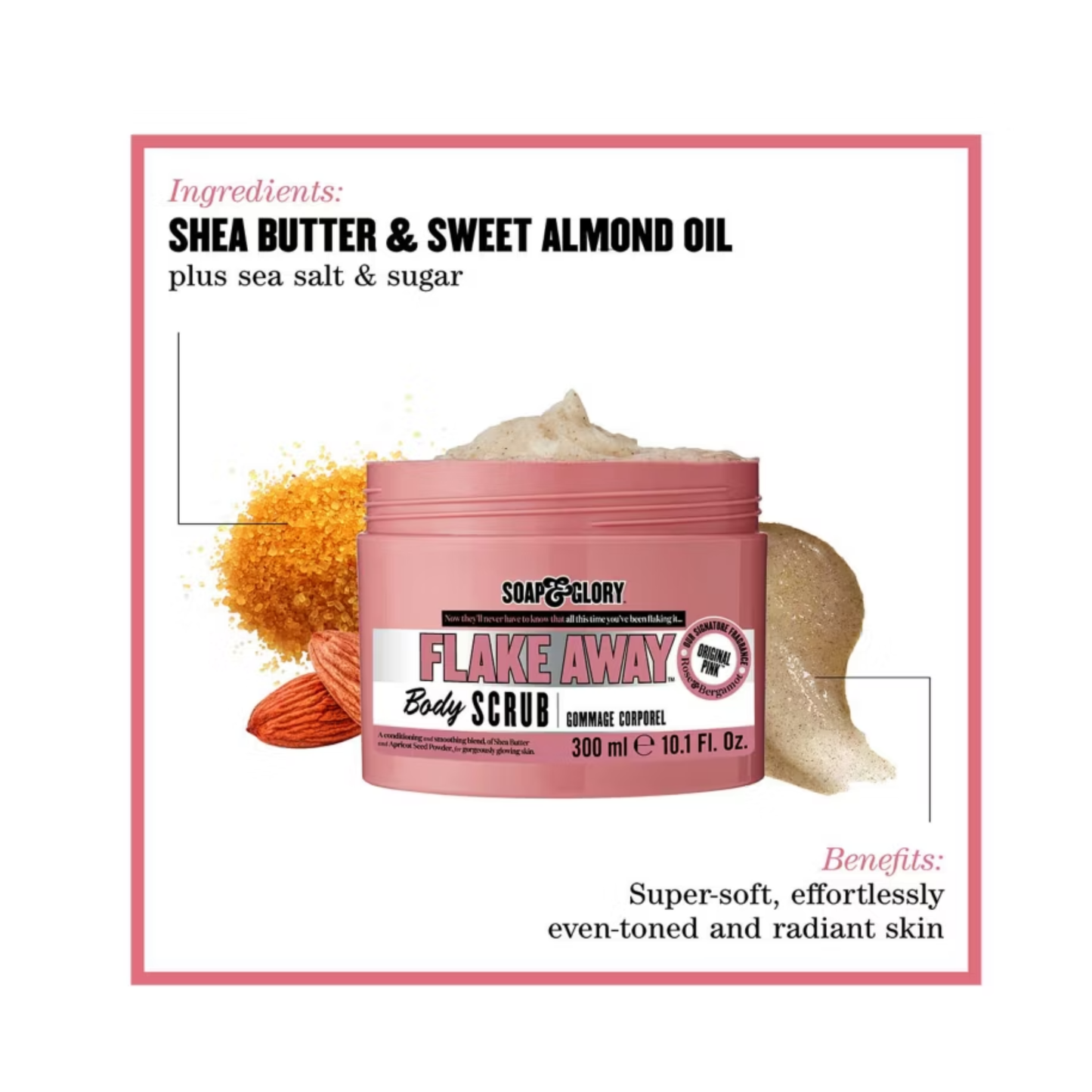 SOAP & GLORY Flake Away Body Scrub 300ml