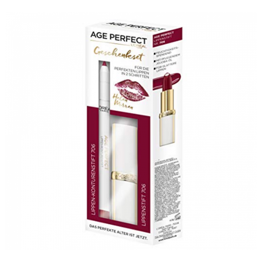 LOREAL Age Perfect Helen Mirren Lipstick & Lip Liner -706