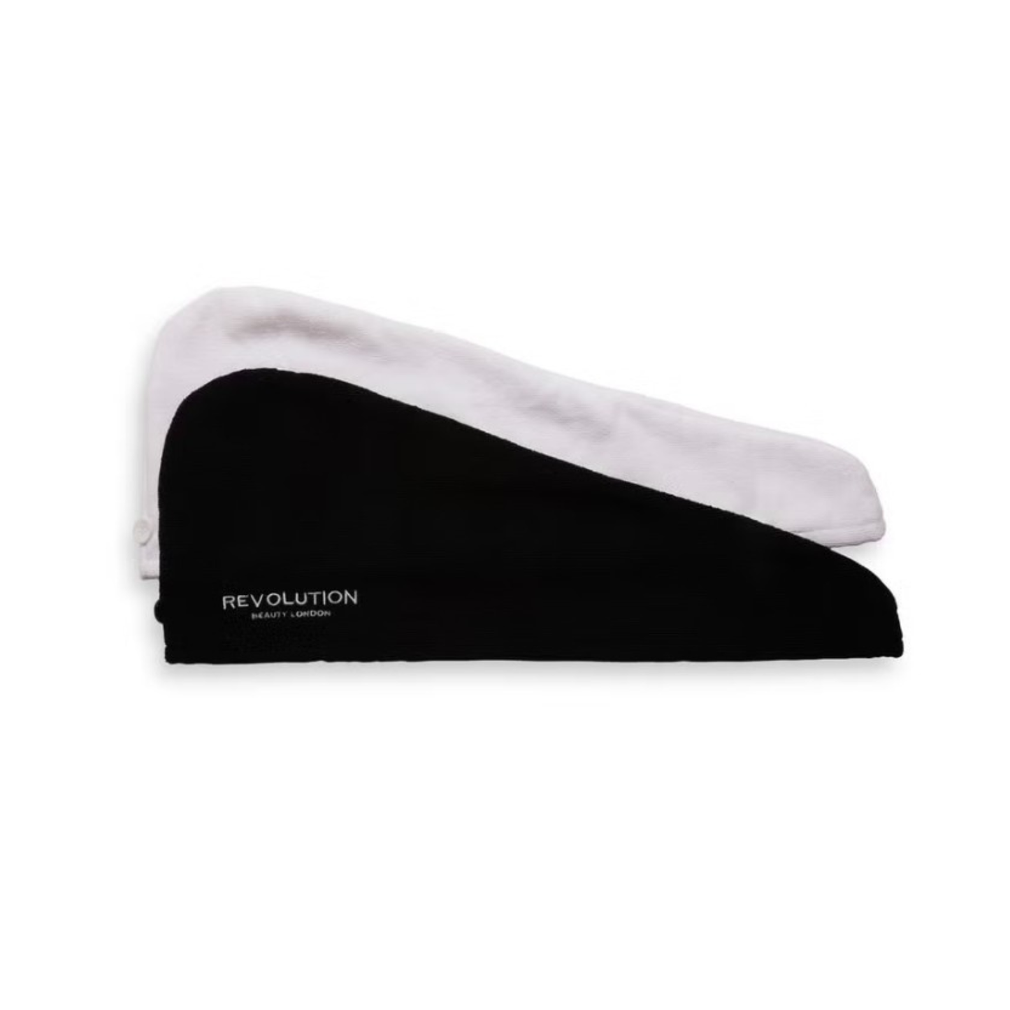 REVOLUTION 2pk Microfibre Hair Wrap Black/White
