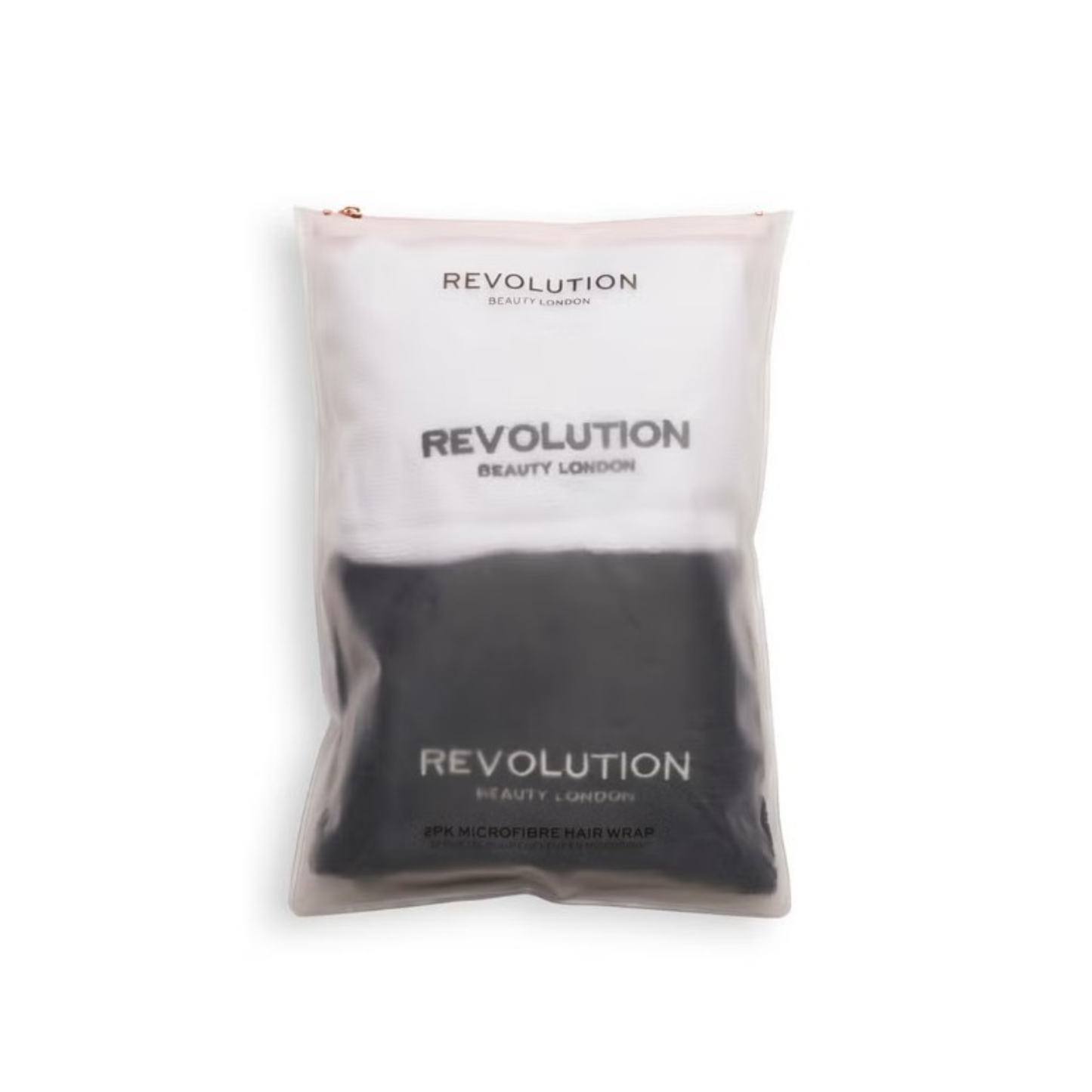 REVOLUTION 2pk Microfibre Hair Wrap Black/White