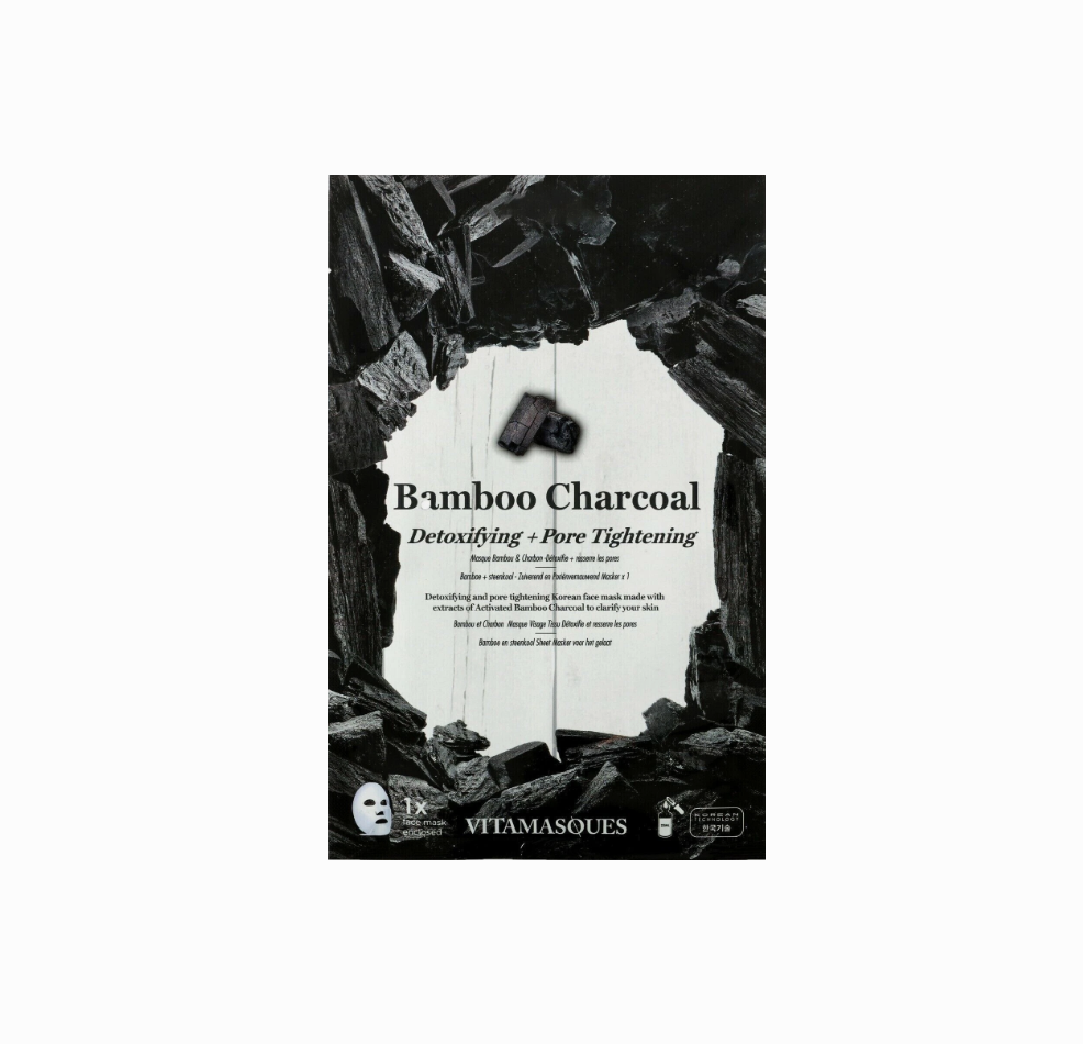 VITAMASQUES Bamboo Charcoal Detoxifying + Pore Tightening Face Mask