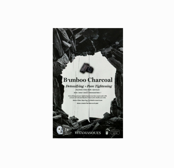 VITAMASQUES Bamboo Charcoal Detoxifying + Pore Tightening Face Mask