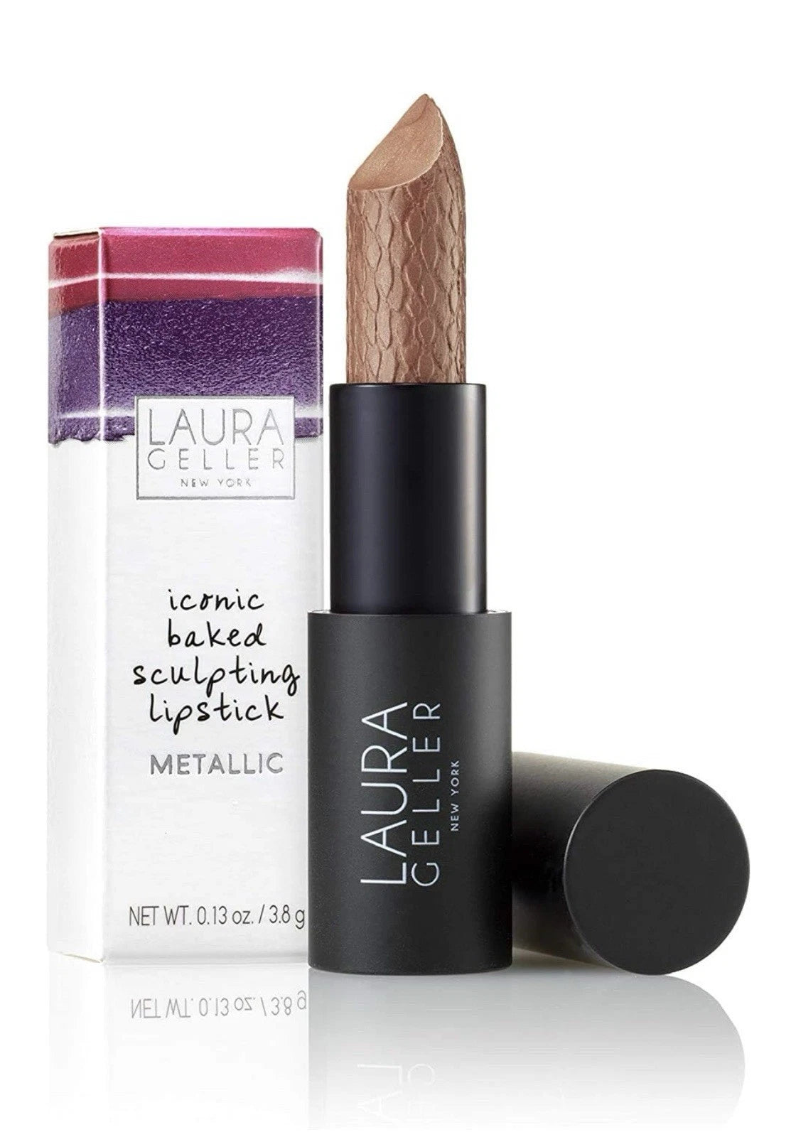 LAURA GELLER Iconic Baked Sculpting Metallic Lipstick
