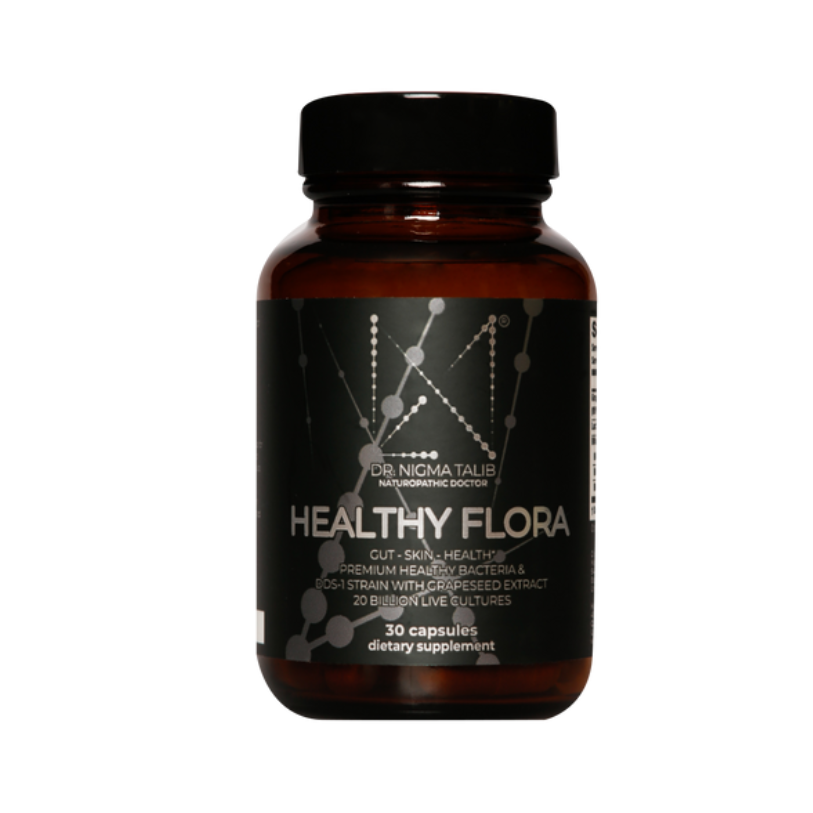 Nigma Talib, ND Healthy Flora, 30 Capsules, Gut and Skin health