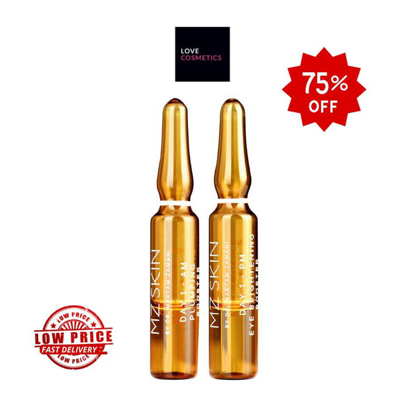 MZ Skin Brightening & hydrating eye ampoules 2 x 1ml NEW