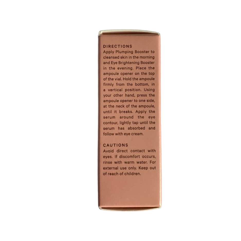 MZ Skin Brightening & hydrating eye ampoules 2 x 1ml NEW